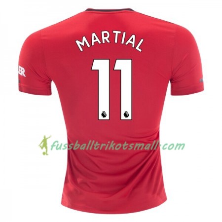 Fußballtrikots Manchester United Anthony Martial 11 2019-2020 Kurzarm Heimtrikotsatz kaufen